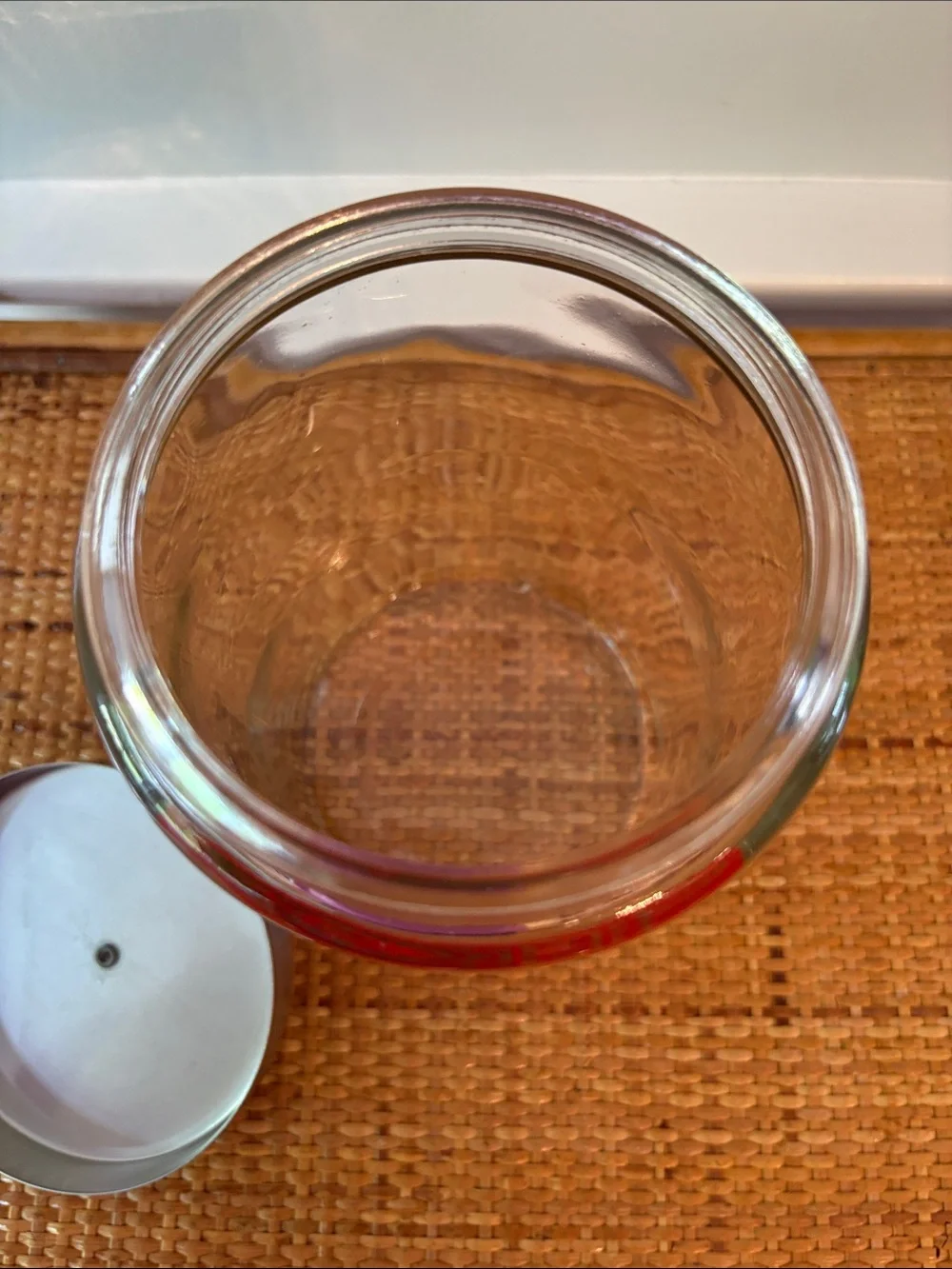 Vintage Profex Applicators Glass Storage Medical Jar from Drs Office